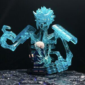 Kakashi & Susanoo Mode Custom Naruto Minifigure Set – Blue Chakra Form
